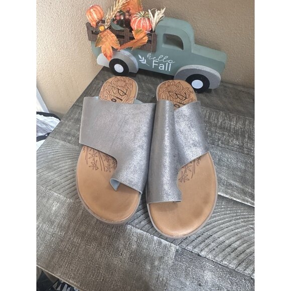 Women’s Blowfish Silver Sandals Size 8.5 - Picture 2 of 4
